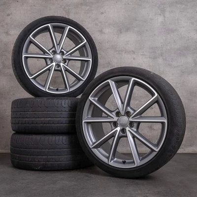 Audi Q3 RSQ3 Felgen 20 Zoll 8U Sommerräder 8U0601025AK titan matt glanzgedreht - Bild 1 von 4