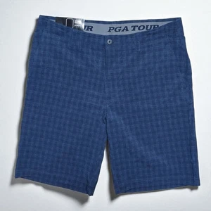 PGA Tour Active Waistband Stretch Golf Shorts Men's 34 Peacoat NEW - Picture 1 of 15