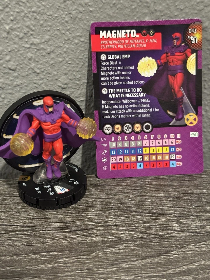 Marvel Heroclix - Magneto Chase 043 - X-Men 97 Set - Image 1 of 1