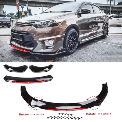 Front Bumper Lip Spoiler Splitter Body Kit For Toyota Avalon XLE XSE Foto 1 de 4