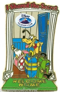 WDW DVC I Shared the Secret: Welcome Home - Pin Pluto - Imagen 1 de 1