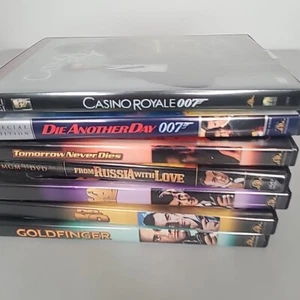 Lot of 7 James Bond 007 Collection DVD Movies - Picture 1 of 11