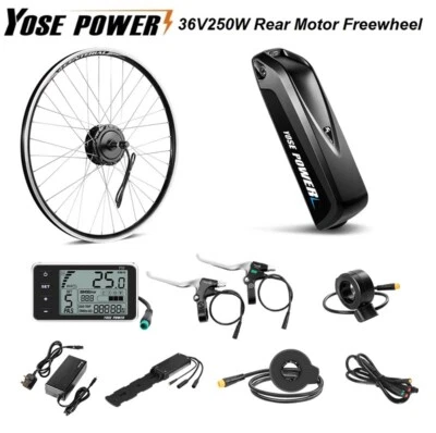 36V250W 26"/28" Rear Motor E-Bike  Conversion Kit for Freewheel+36V13Ah Battery - Image 1 of 4
