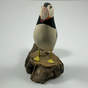 Resin Puffin Sitter Figurine Animal Figure Fratercula - Picture 1 of 5