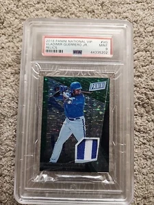Vladimir Guerrero Jr. 08/25 Relic Green Prizm 2018 National VIP PSA 9 #VG - Bild 1 von 4