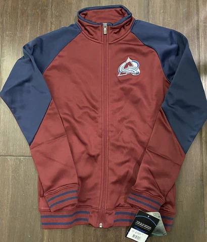 Colorado Avalanche NEW Youth Girls XL (16) Full Zip Jacket . NHL NWT Sweater Cover
