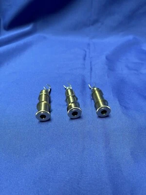 3 Switchcraft 151 1/4" Mono Thick Panel Jacks for Guitars or Speakers, USA Made - Image 1 of 3