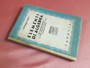 Contardo Baffi = ELEMENTI DI ALGEBRA - Foto 1 di 7