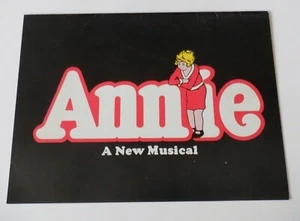 Vintage 1980 Annie A New Musical Program Brochure - Bild 1 von 5
