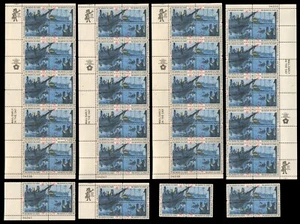 US # 1483 Boston Tea Party, Ships MNH Plate ME ZIP Blocks (96 Stamps) - Picture 1 of 1