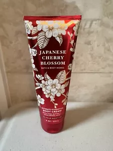 Bath & Body Works Japanese Cherry Blossom Body Cream Ultimate Hydration 8 oz NEW - Picture 1 of 4