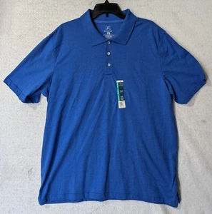 Herren NEU George atmungsaktiv Alltag Polo 3 Knöpfe blau - XL - Bild 1 von 6