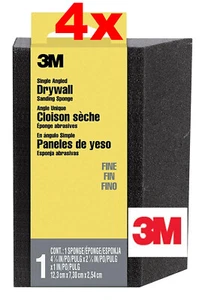 3 M 3 mcp-042 4 Stück Hand Schleifschwamm abgewinkelt Trockenbau Pack - Bild 1 von 3