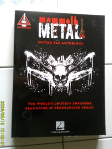 Mammut Metall Gitarre Tab Anthologie Recorded Version Noten 45 Songs Buch - Bild 1 von 1