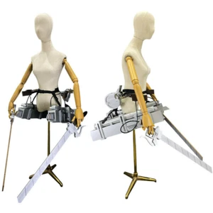 Anime 3D Maneuver Gear Cosplay Prop Set Blade Wearable Halloween - Picture 1 of 13