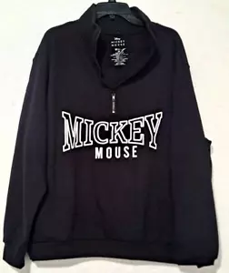 Disney Pullover Women's 3X Mickey Mouse Traditional Black Painted Sweatshirt - Picture 1 of 6