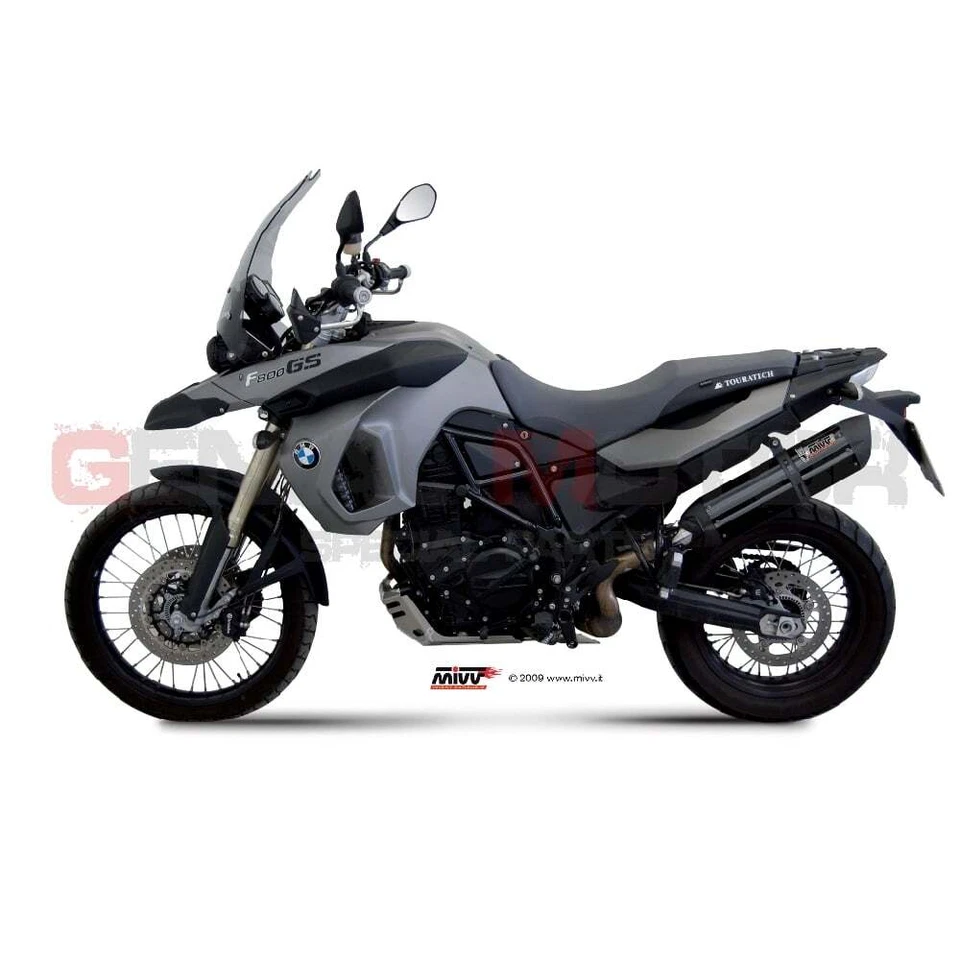 Pot Échappement BMW F 800 GS 2012 2013 Suono Mivv Noir B.007.l9