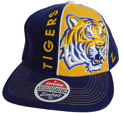 Tigers LSU Hat Snapback NCAA Louisiana State University Zephyr Cap - Image 1 of 4