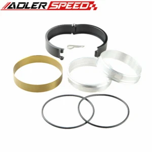 Universal Aluminum 2.5" Flange Clampshell Clamps Turbo Intercooler Pipe 2.5 inch - Foto 1 di 5