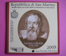 San Marino 2 Euro 2005 Galileo Galilei JAHR DER PHYSIK stplgl. im Blister OVP
