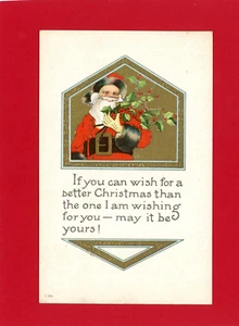 Antique Santa Claus/Christmas Greeting Postcard - Picture 1 of 2