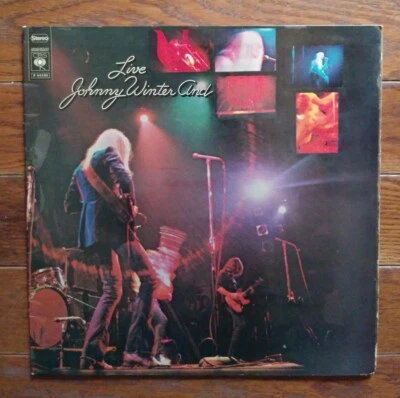 JOHNNY WINTER AND LIVE LP CBS S-64289 original Holland import vinyl gatefold oop - Image 1 of 4