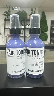 Butterfly Pea Flower Rice Water Flax Hair Tonic Growth Serum Spray Strengthening - Image 1 of 4