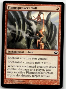 Magic The Gathering Flamespeaker's Will Journey into Nyx 95/165 regular común - Imagen 1 de 1