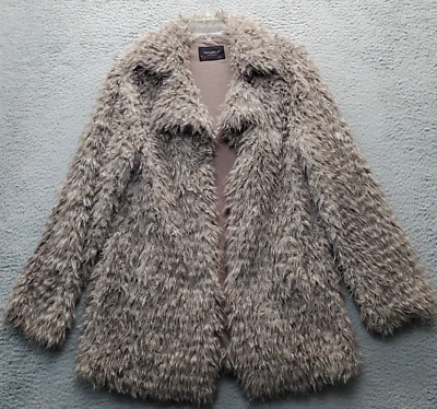 Chaqueta Rino & Pelle Mujer Multi Imitación Piel Bolsillos Forrada Manga Larga Frente Abierto Foto 1 de 4