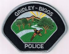 Gridley-Biggs Police, California patch
