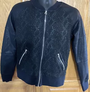 Harley-Davidson Women’s Black Zip Up Jacket Size L - Picture 1 of 9