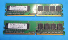 Elpida 2GB (2x1GB) 1Rx8 PC2-6400 DDR2-800 Desktop RAM Memory