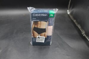 New Women's Calvin Klein XLarge 3-Pack Modern Brief Seamless Underwear Blue Pink