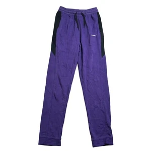Nike Dri Fit Sweatpants Womens Medium M Purple Lightweight Winter Athleisure Y2K - Picture 1 of 6