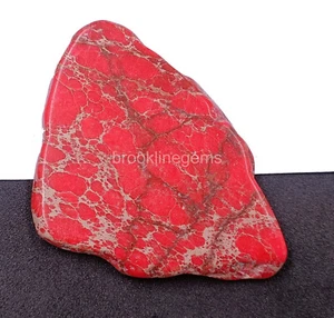 Piedra preciosa suelta áspera Arizona losa turquesa roja de 80 quilates certificada natural 24JT - Imagen 1 de 8