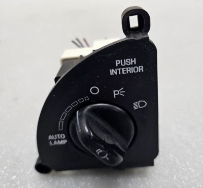 🔥1998-2002 INTERRUPTOR DE CONTROL DE FAROS DE COCHE DE CIUDAD LINCOLN CON MONTAJE DE LÁMPARA AUTOMÁTICA OEM Foto 1 de 4