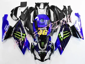 Blue Black ABS Injection Bodywork Fairing Panel Kit for Aprilia RS125 2006-2010 - Picture 1 of 7