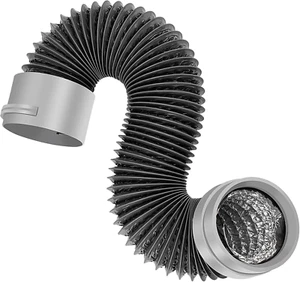 Upgraded Dryer Vent Connector with 4 Inch Dryer Vent Hose, Dryer Vent Kit for Wa - Picture 1 of 12