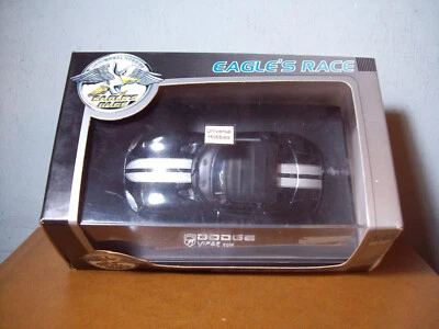 1/43 EAGLES RACE 362100 DODGE VIPER RT/10 1996 BLACK/SILVER WITH SOFT TOP - Image 1 of 4