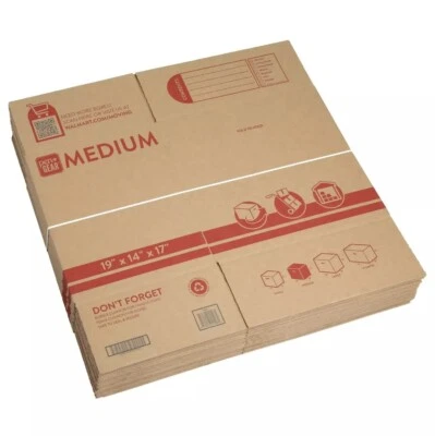 10pack - Pen+Gear Medium Recycled Packing Moving Storage Boxes 19in x14in x17in - Image 1 of 4