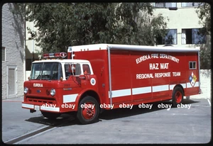 Eureka CA 1987 Ford C Hackney Hazmat Fire Apparatus Slide - Picture 1 of 1