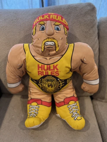 1990 WWF Tonka Wrestling Buddies Hulk Hogan Series 1 [Eyebrows Under Bandana] Cover