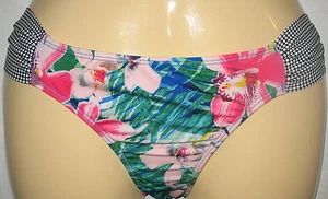 ISLAND SOUL - NWT - FLORAL - BIKINI BATHING SUIT BOTTOMS - LARGE - Picture 1 of 4