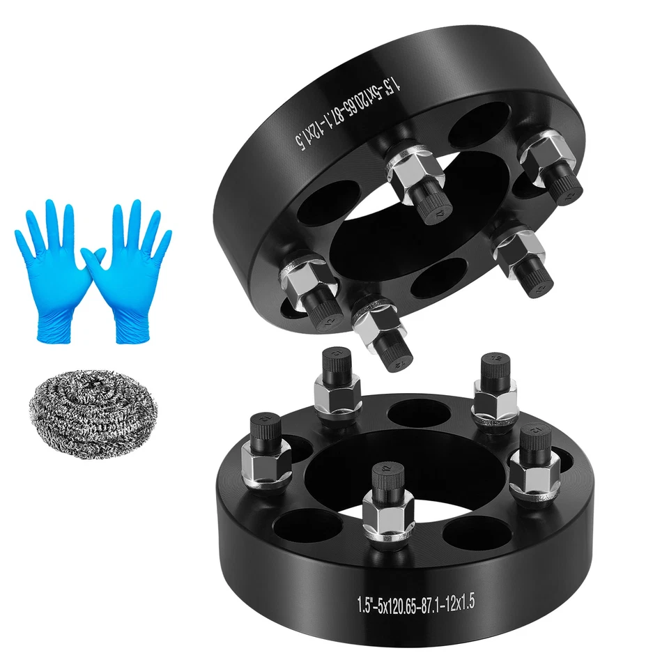 2PCS 1.5 Inch 5x4.75 5x120.65 Wheel Spacers 12x1.5 For 1993 Excalibur Limited Foto 1 de 4