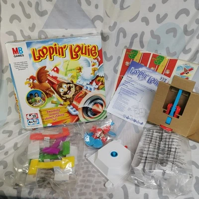Loopin' Louie Swooping Looping Chicken Family Fun Game MB Hasbro 2005 Opened New - Image 1 of 4