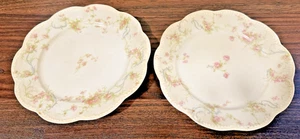 Haviland Limoges Frankreich Schleiger 57B Brot Butter Teller 6,25" rosa Blumen - Bild 1 von 3