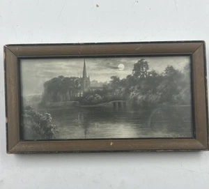 Elmer Keene Stratford-on-Avon Lithograph signed in the plate Framed Miniature - Picture 1 of 9