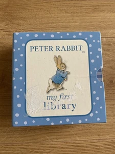 Beatrix Potter Peter Rabbit My First Library 4 Board Book Collection Set Number - Picture 1 of 9