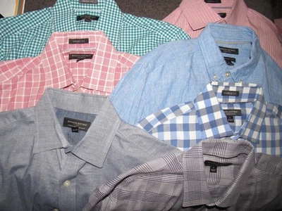 BANANA REPUBLIC Shirt Lot Of {7} Shirts Men's Sz Small Camden Grant All Excellen - Image 1 of 4