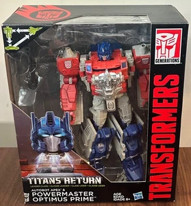 Transformers Generations Titans Return Powermaster Optimus Prime Figure Complete - Picture 1 of 3
